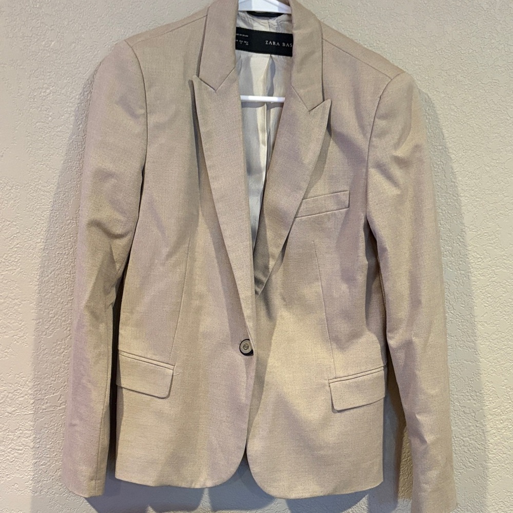 Zara Light Tan Blazer